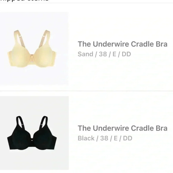 Underoutfit New with tags Bundle. Two of THE UNDERWIRE CRADLE BRA - Picture 1 of 7
